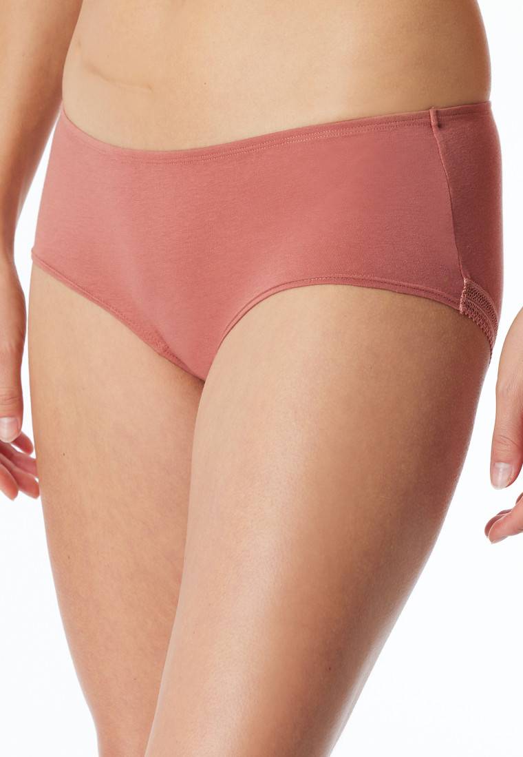 Schiesser Pantys 2er-Pack beige/siena - Cotton Lace Großer Ausverkauf