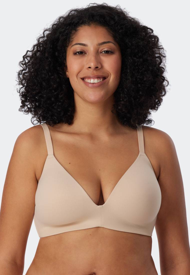 Schiesser BH ohne Bügel gepadded sand - Invisible Soft Cyber Monday