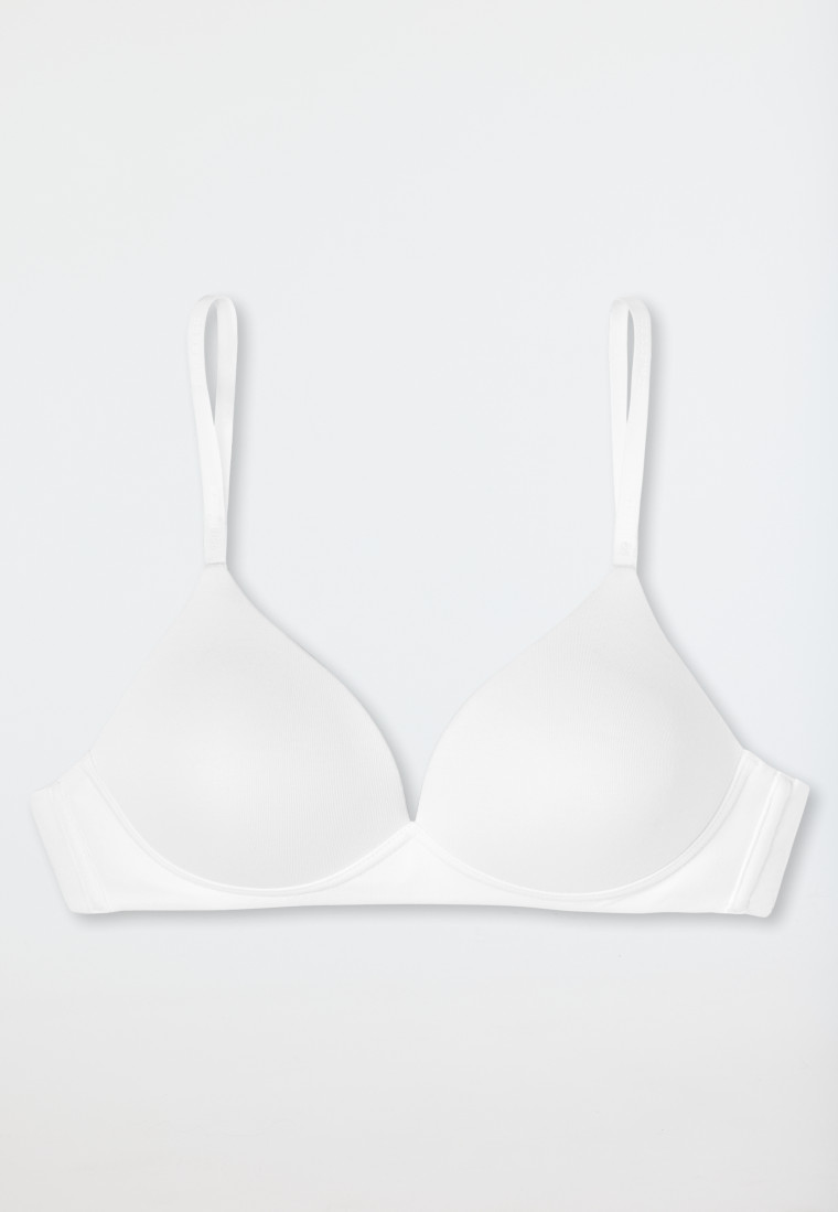 Schiesser Soft BH Organic Cotton mit Schale weiß - 95/5 Muttertagsangebot