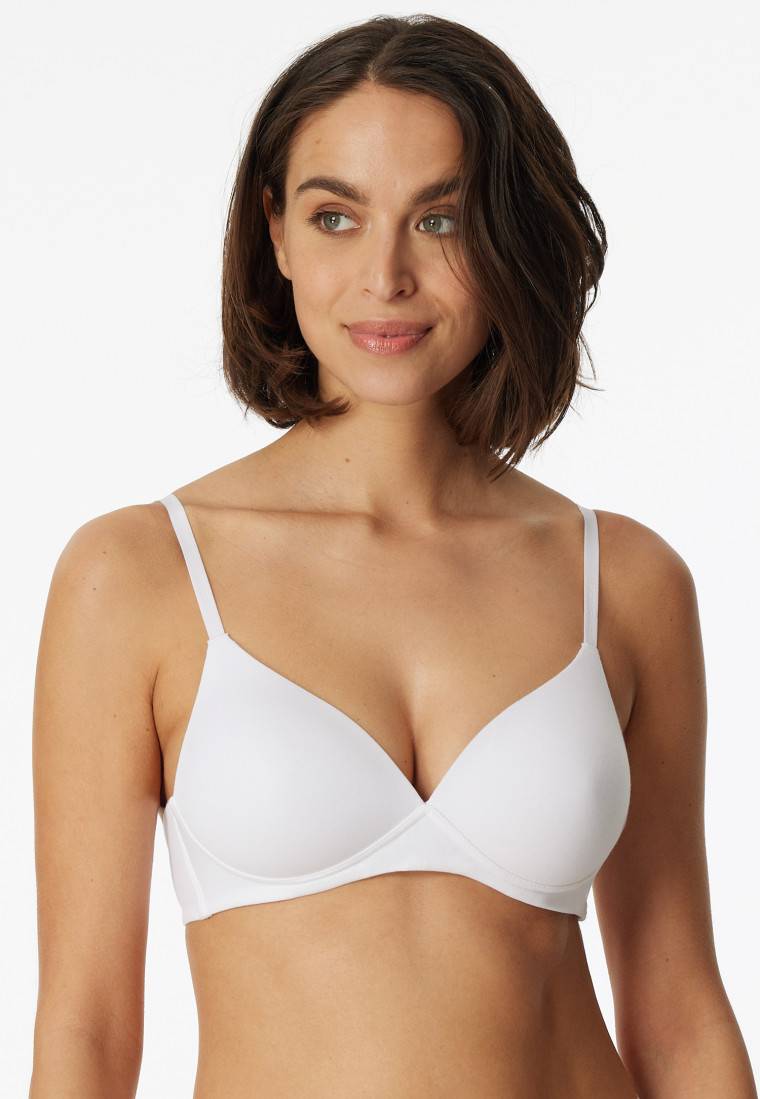 Schiesser Soft BH Organic Cotton mit Schale weiß - 95/5 Muttertagsangebot