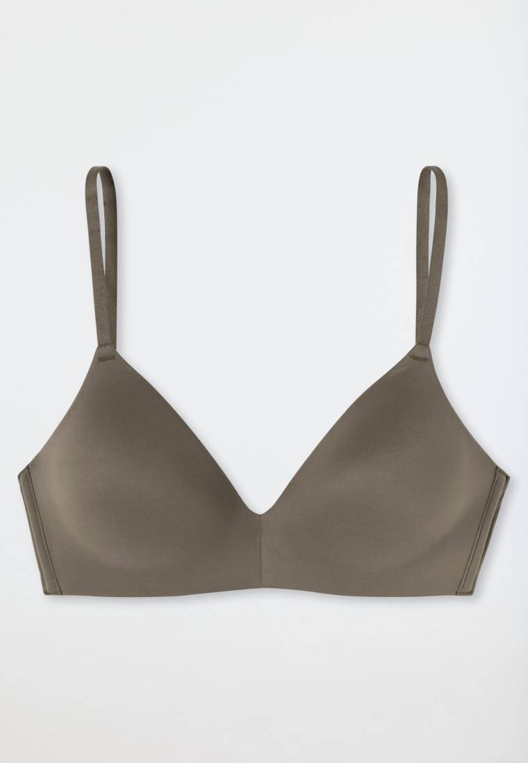 Schiesser Soft-BH gepadded ohne Bügel taupe - Invisible Soft Blitzangebot