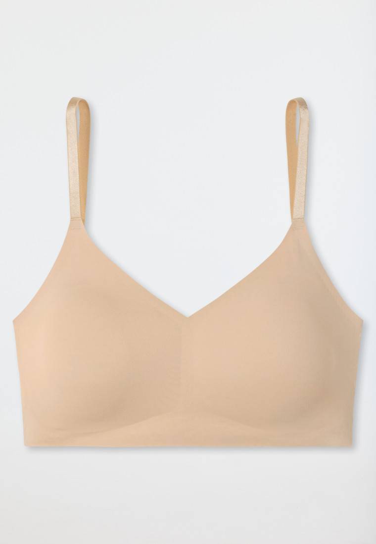 Schiesser Bustier Microfaser herausnehmbare Pads sand - Invisible Soft Bestseller