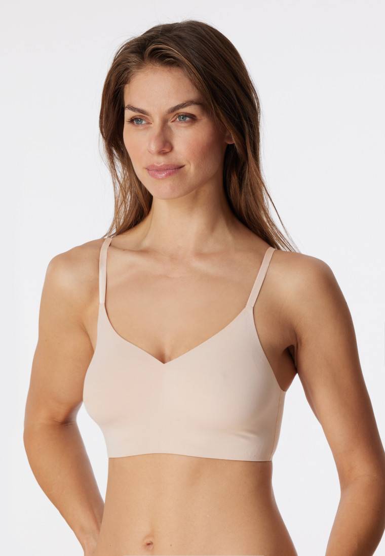 Schiesser Bustier Microfaser herausnehmbare Pads sand - Invisible Soft Bestseller