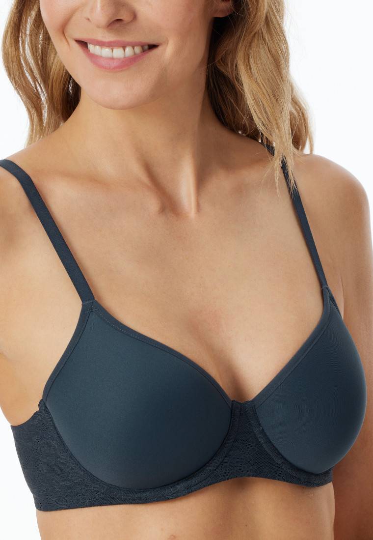 Schiesser BH mit Spacer-Schale dunkelblau - Air Super Sparpreis