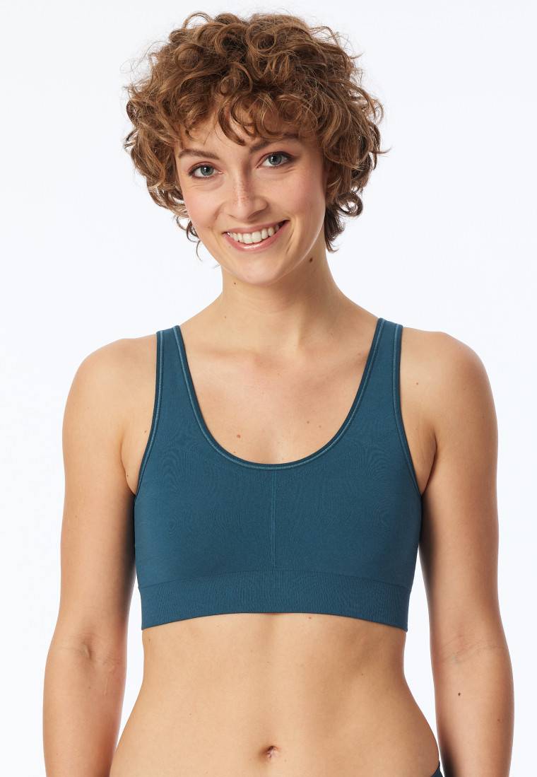 Schiesser Bustier wendbar petrol - Casual Seamless Wochenangebot