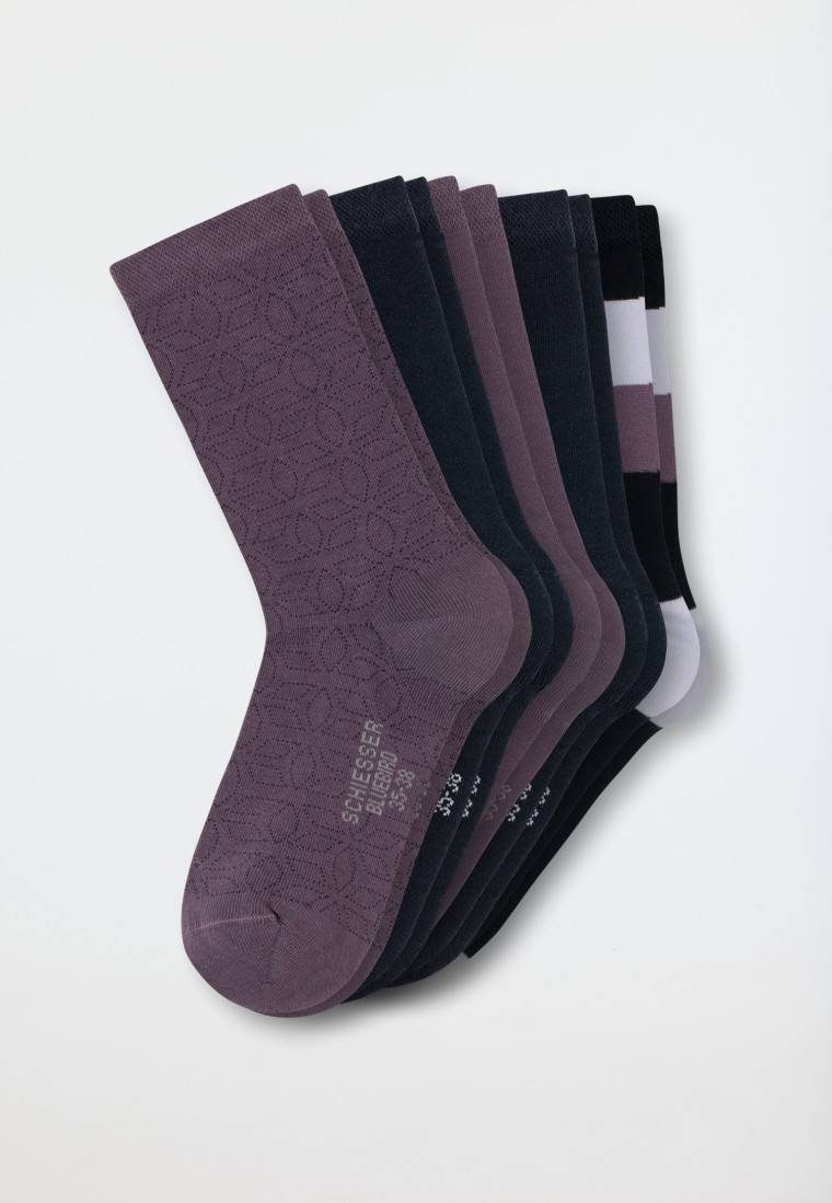 Schiesser Damensocken 5er-Pack stay fresh uni/gemustert mehfarbig - Bluebird Bis zu 65% Rabatt