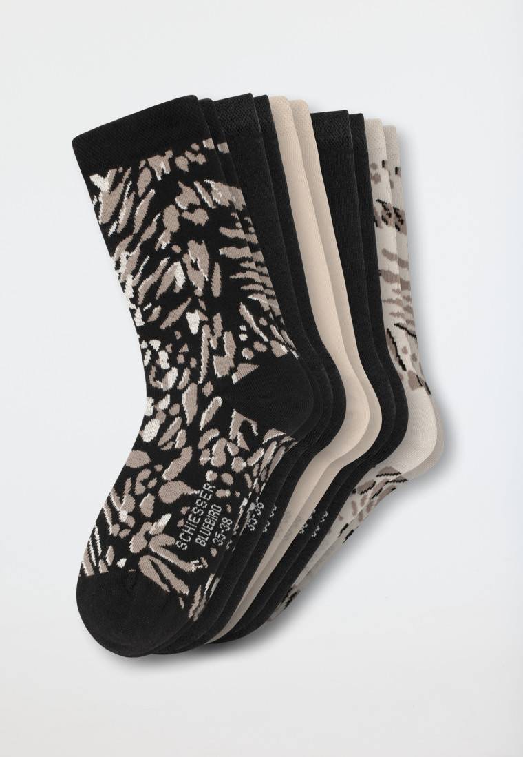 Schiesser Damensocken 5er-Pack stay fresh uni/gemustert mehfarbig - Bluebird Nur für heute