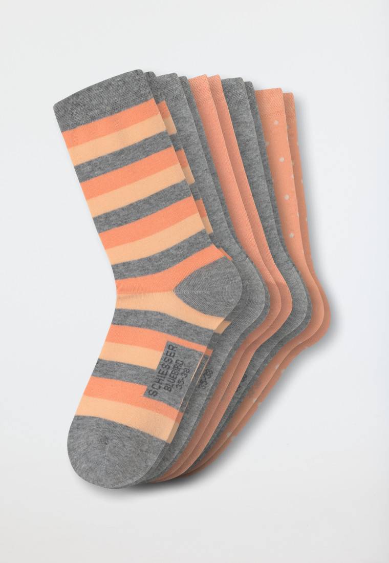 Schiesser Damensocken 5er-Pack stay fresh uni/gemustert mehfarbig - Bluebird Super Rabatt