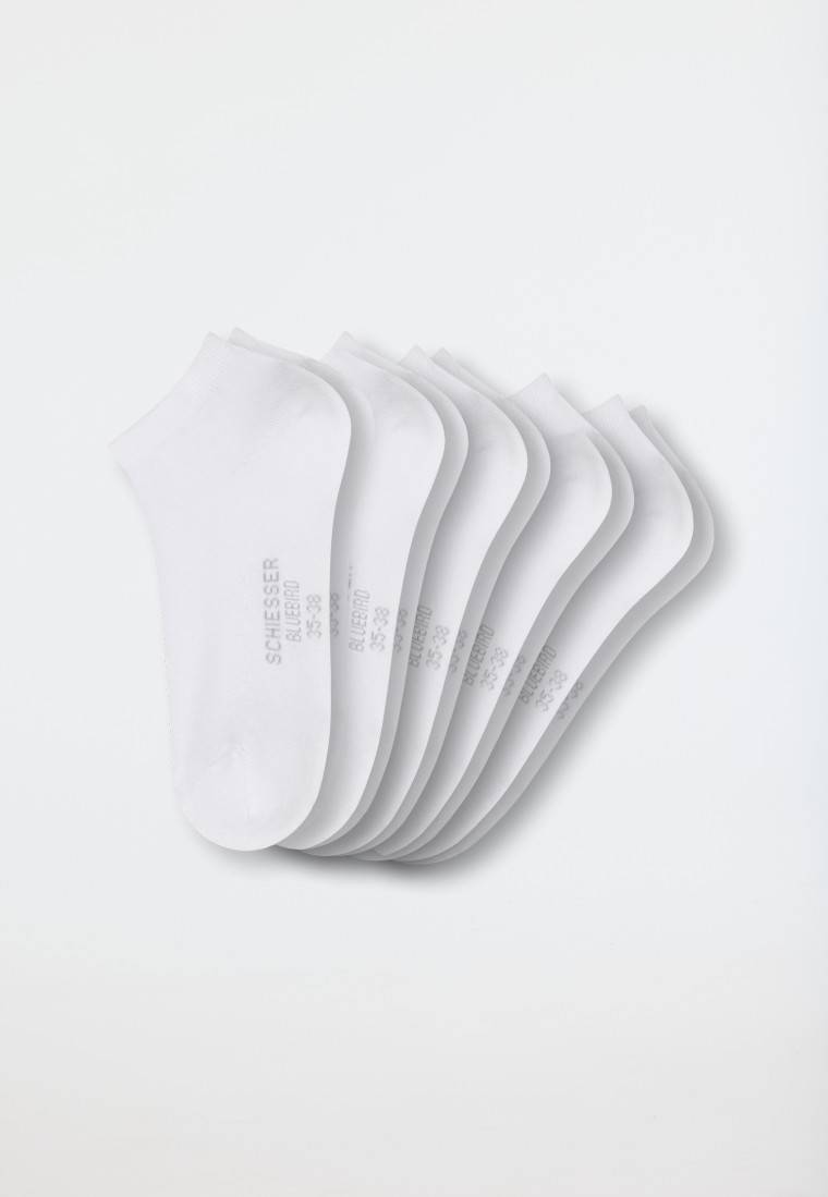 Schiesser Damensneaker Fünferpack Stay Fresh weiß - Bluebird 50% Rabatt für begrenzte Zeit