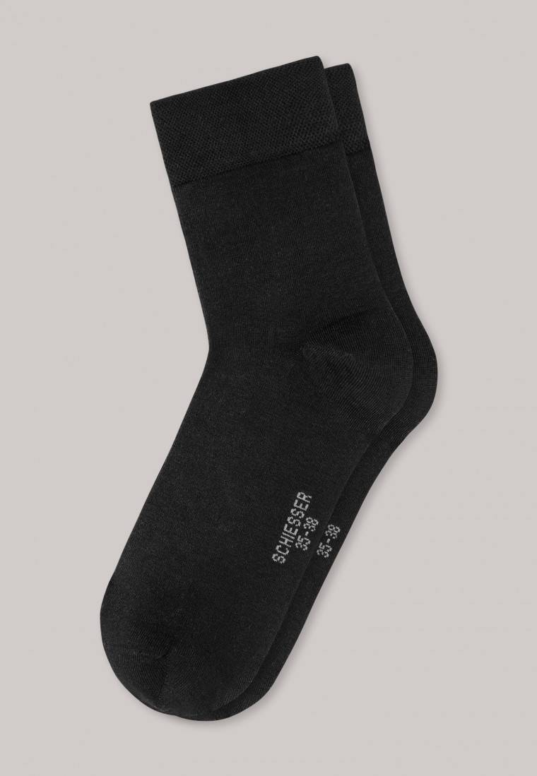 Schiesser Damensocken schwarz - selected! premium Rabatte dieses Monats
