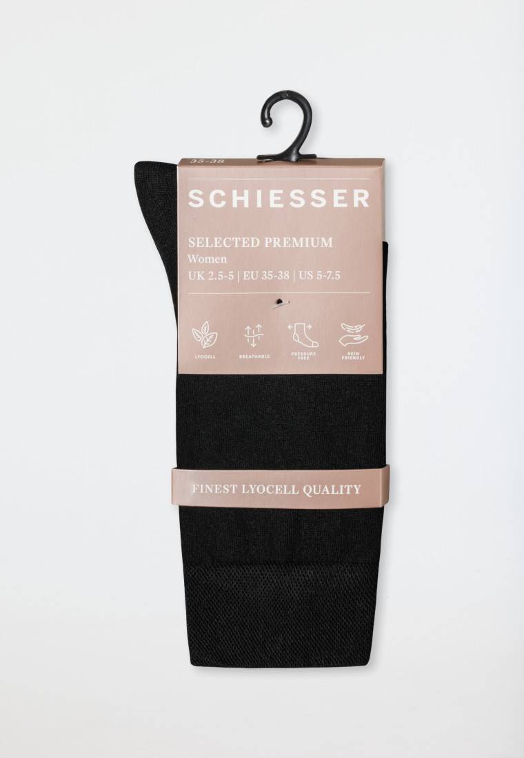 Schiesser Damensocken schwarz - selected! premium Rabatte dieses Monats