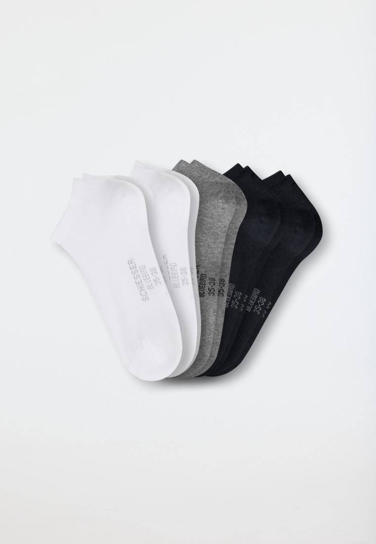 Schiesser Damensneaker Fünferpack Stay Fresh mehrfarbig - Bluebird im Angebot