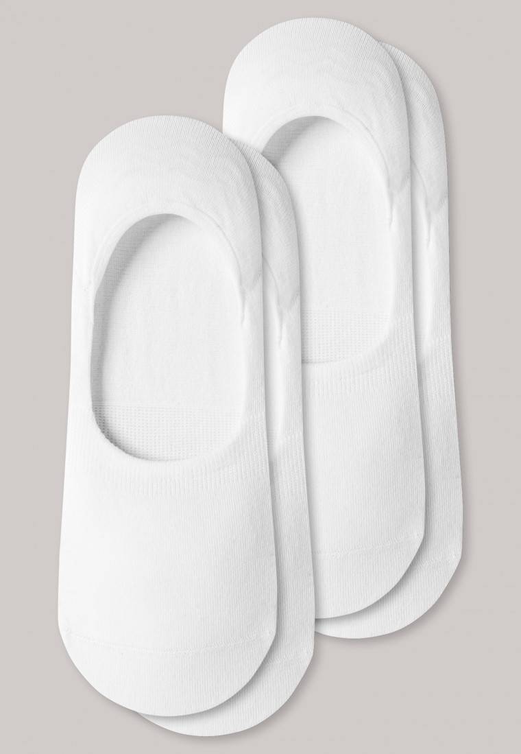 Schiesser Inshoe-Damensocken 2er-Pack weiß - Long Life Cool Blitzverkäufe