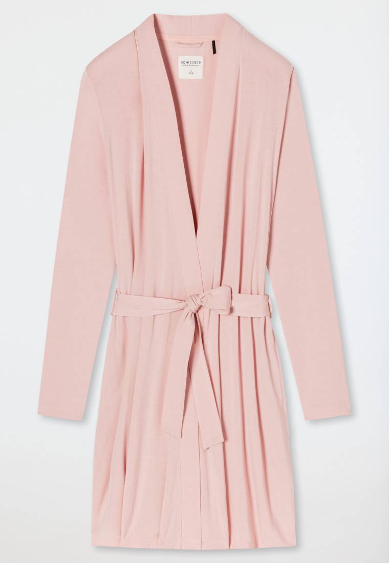 Schiesser Morgenmantel Modal rosé- Essentials Online Shopping