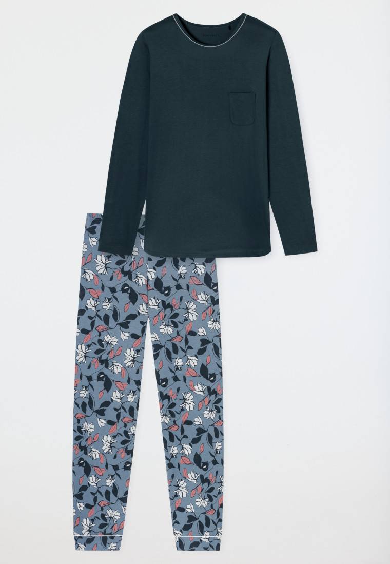 Schiesser Schlafanzug lang multicolor - Comfort Nightwear Neueste Mode
