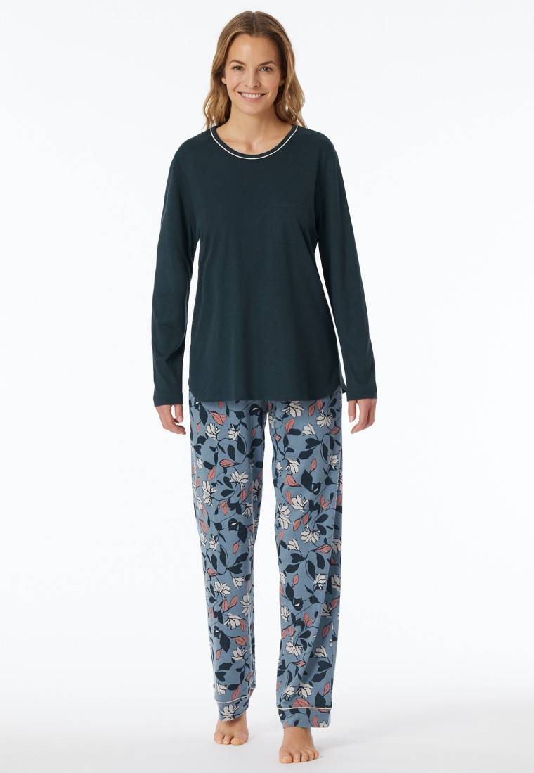 Schiesser Schlafanzug lang multicolor - Comfort Nightwear Neueste Mode