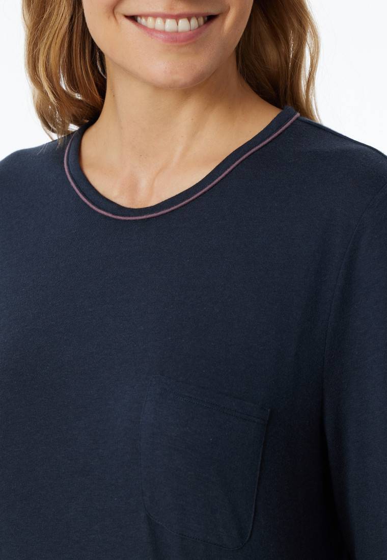 Schiesser Schlafanzug lang multicolor - Comfort Nightwear Neuheiten
