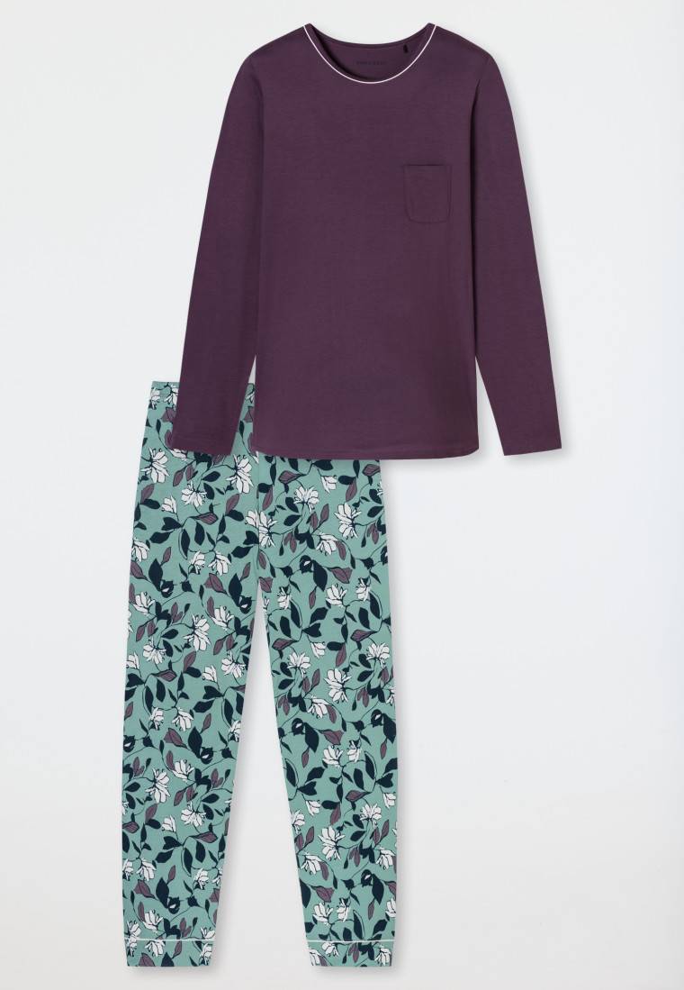 Schiesser Schlafanzug lang multicolor - Comfort Nightwear Tägliche Deals