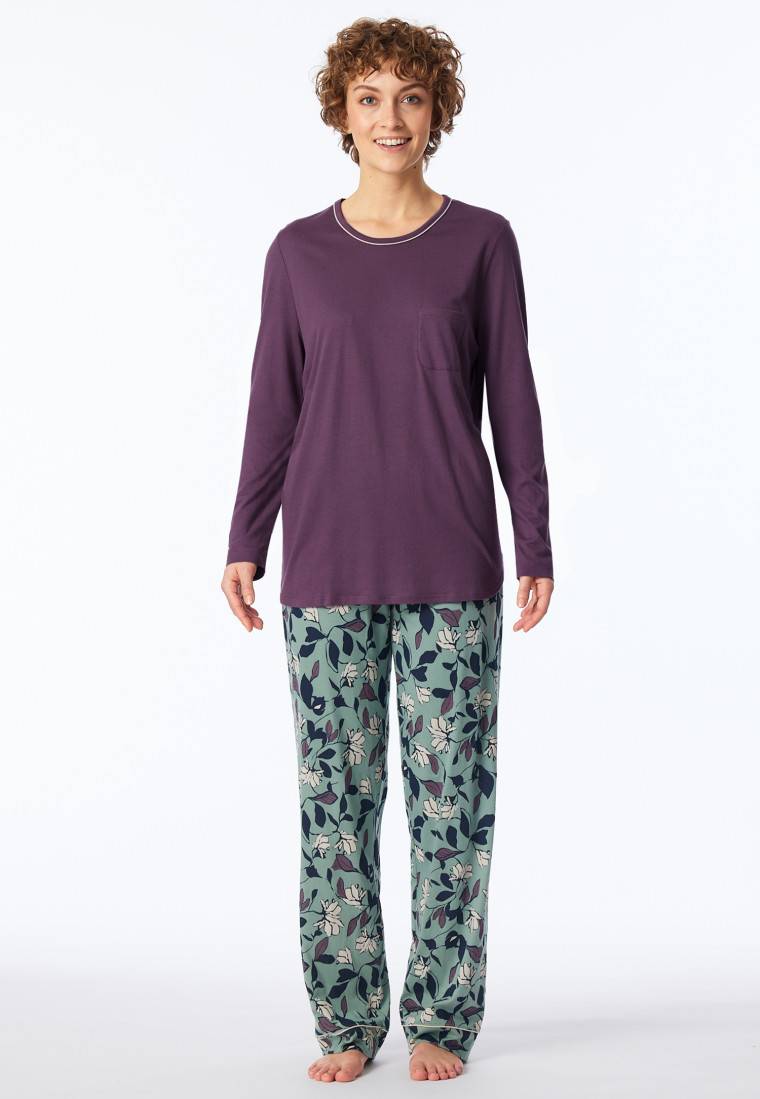 Schiesser Schlafanzug lang multicolor - Comfort Nightwear Tägliche Deals