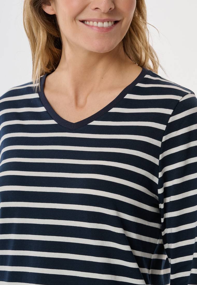 Schiesser Schlafanzug lang nachtblau - Casual Essentials Discount Store für neue Produkte