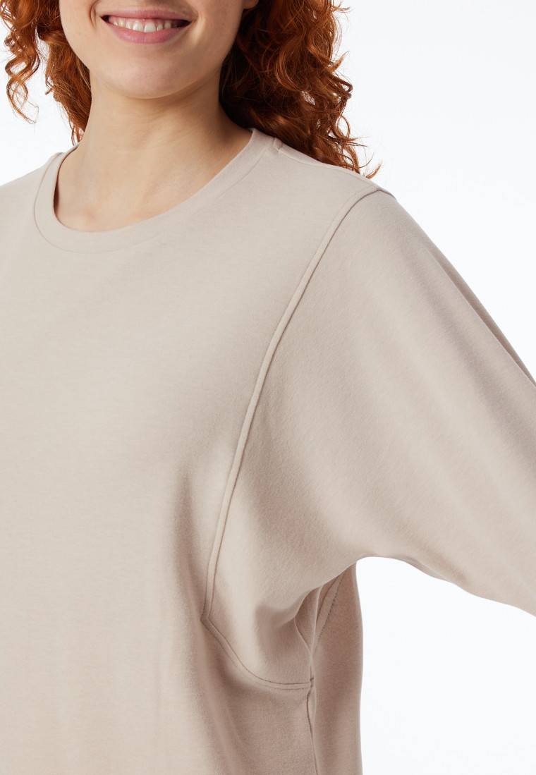 Schiesser Schlafanzug lang wärmend beige - Selected Premium Warming Super Rabatt