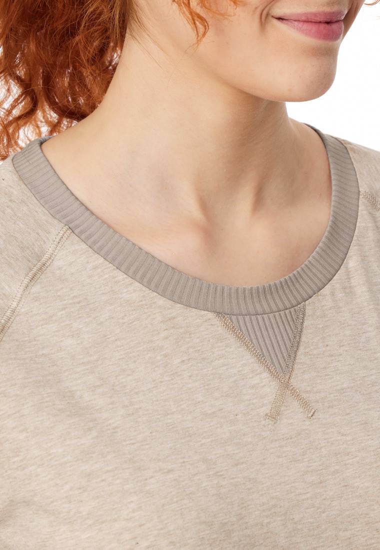 Schiesser Schlafanzug lang natur - Casual Nightwear Kostenloser Versand international