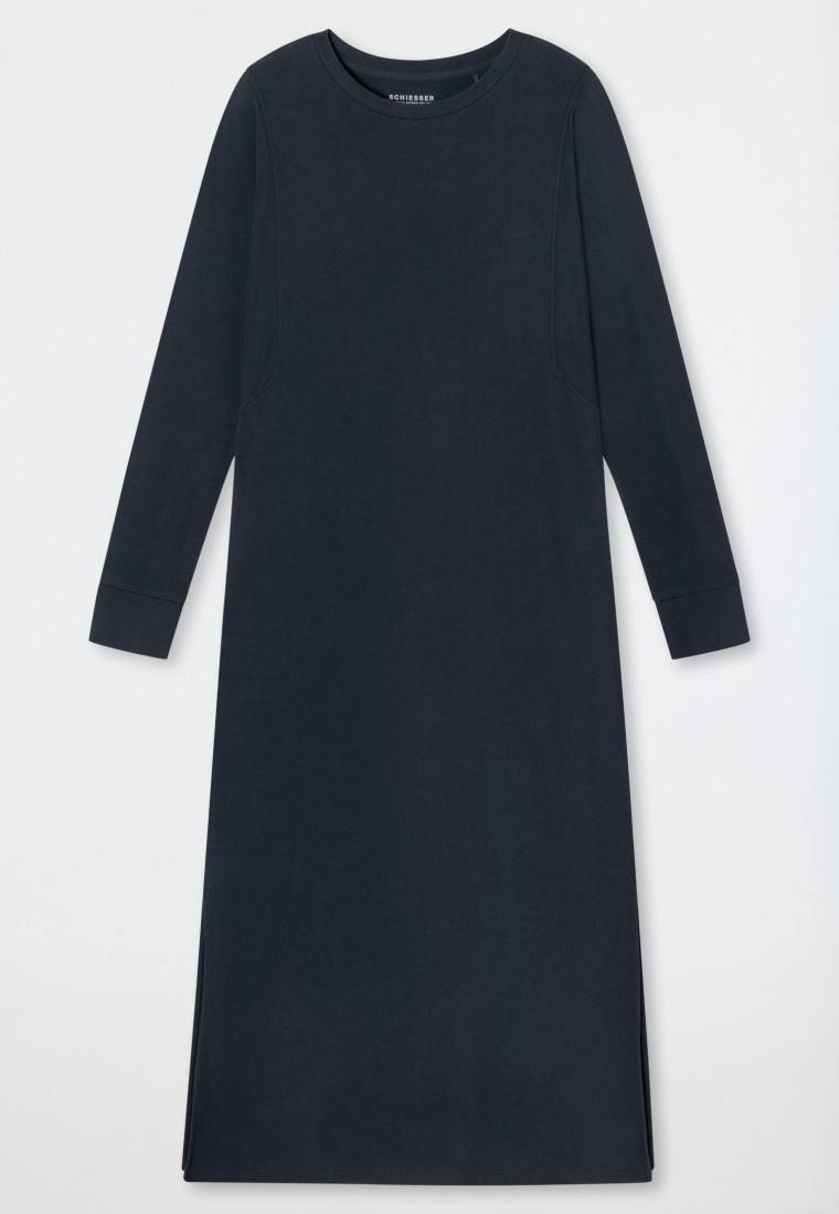 Schiesser Nachthemd langwarm wärmend nachtblau - Selected Premium Warming Online