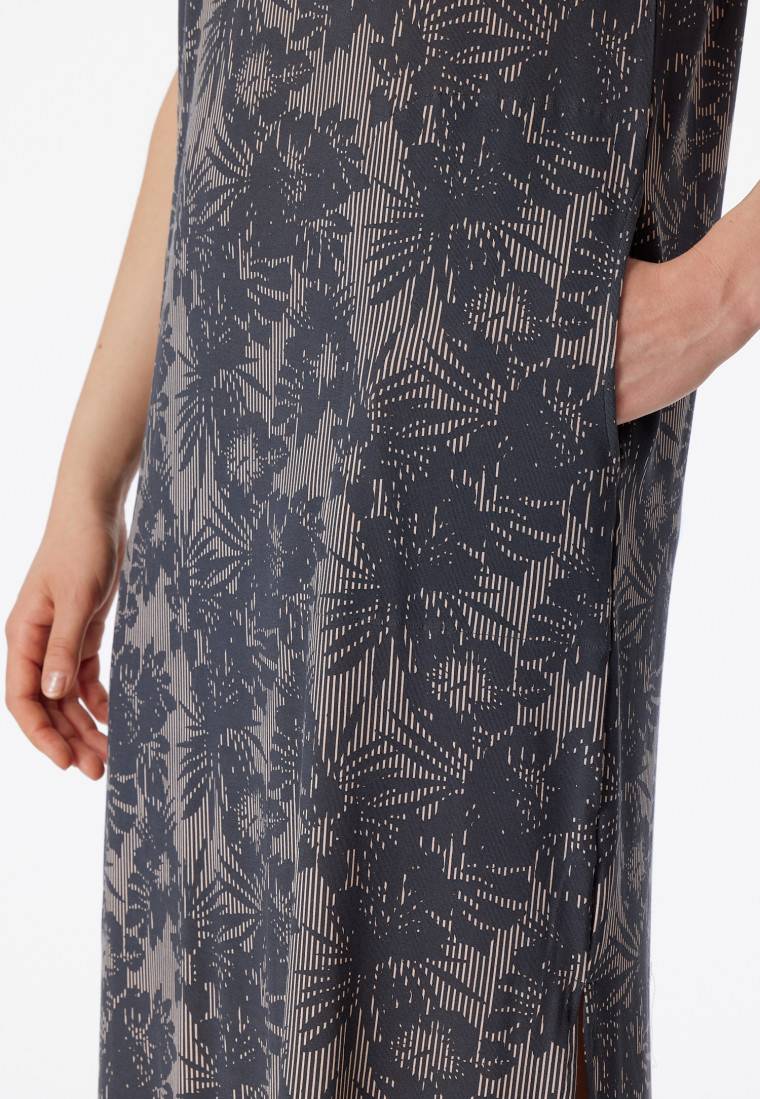 Schiesser Sleepshirt kurzarm V-Ausschnitt multicolor - selected! premium inspiration Meist gekauft