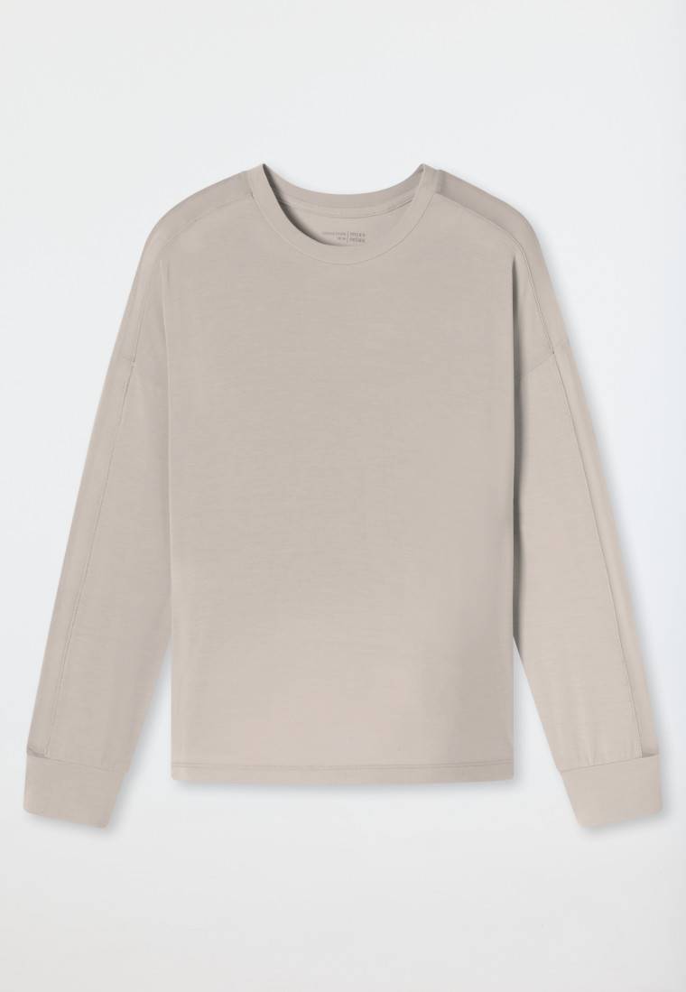 Schiesser Shirt langarm beige - Mix+Relax Online Shopping