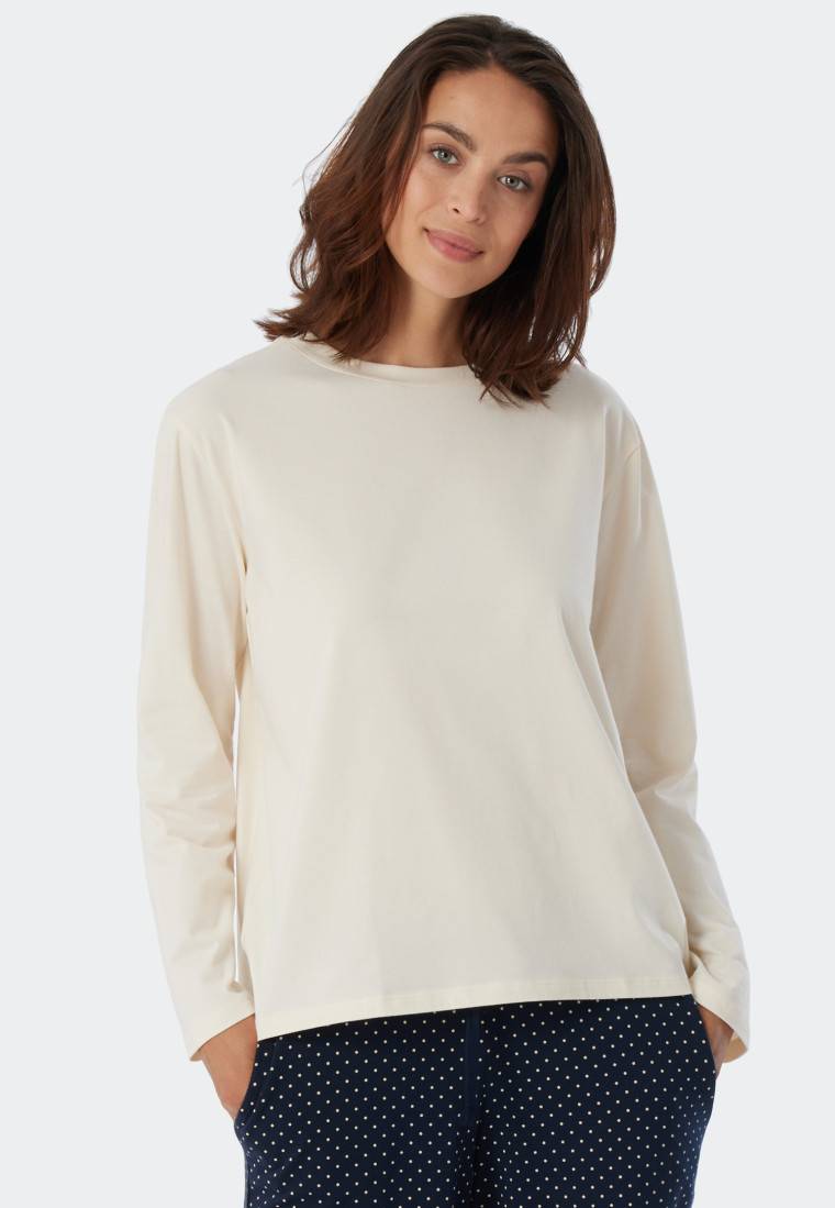Schiesser Shirt langarm creme - Mix+Relax Weihnachtsangebot