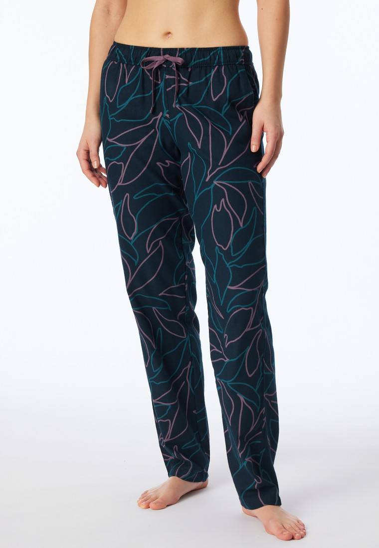 Schiesser Hose lang multicolor gemustert - Mix+Relax Große Rabatte