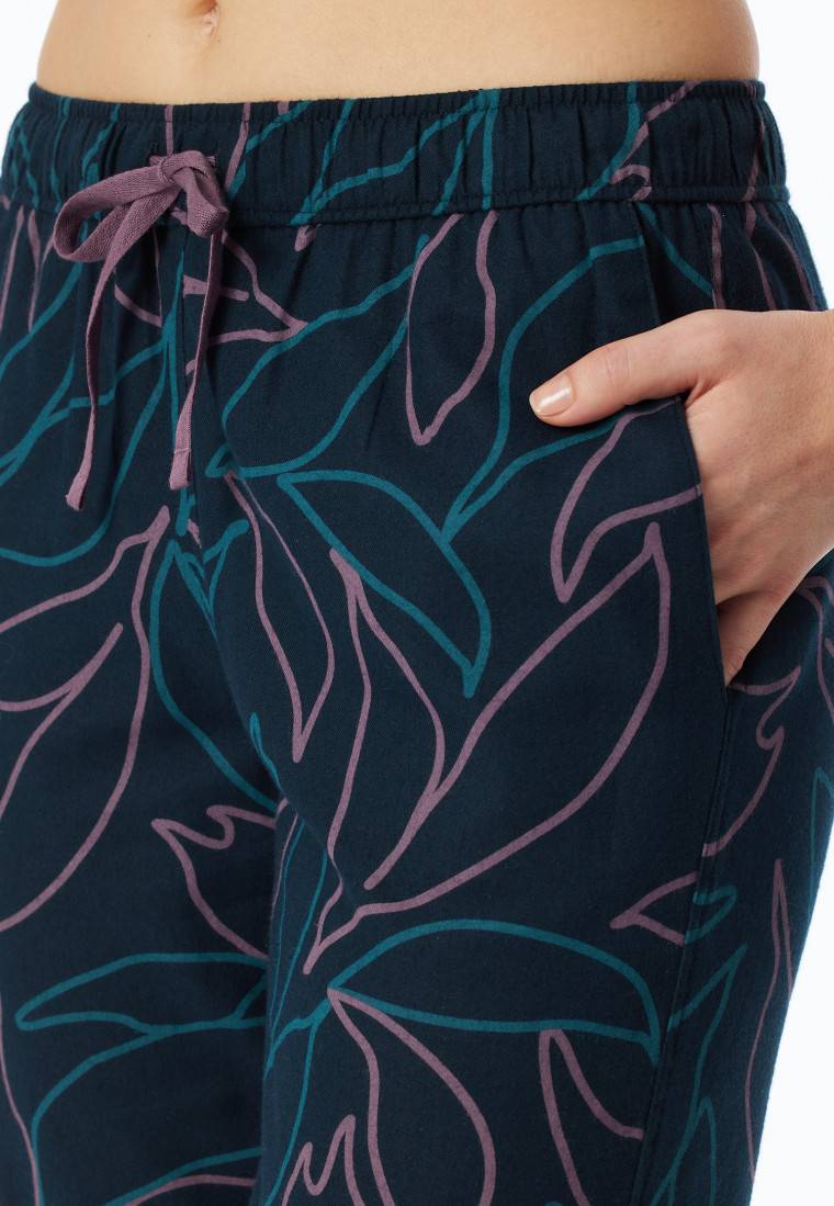 Schiesser Hose lang multicolor gemustert - Mix+Relax Große Rabatte