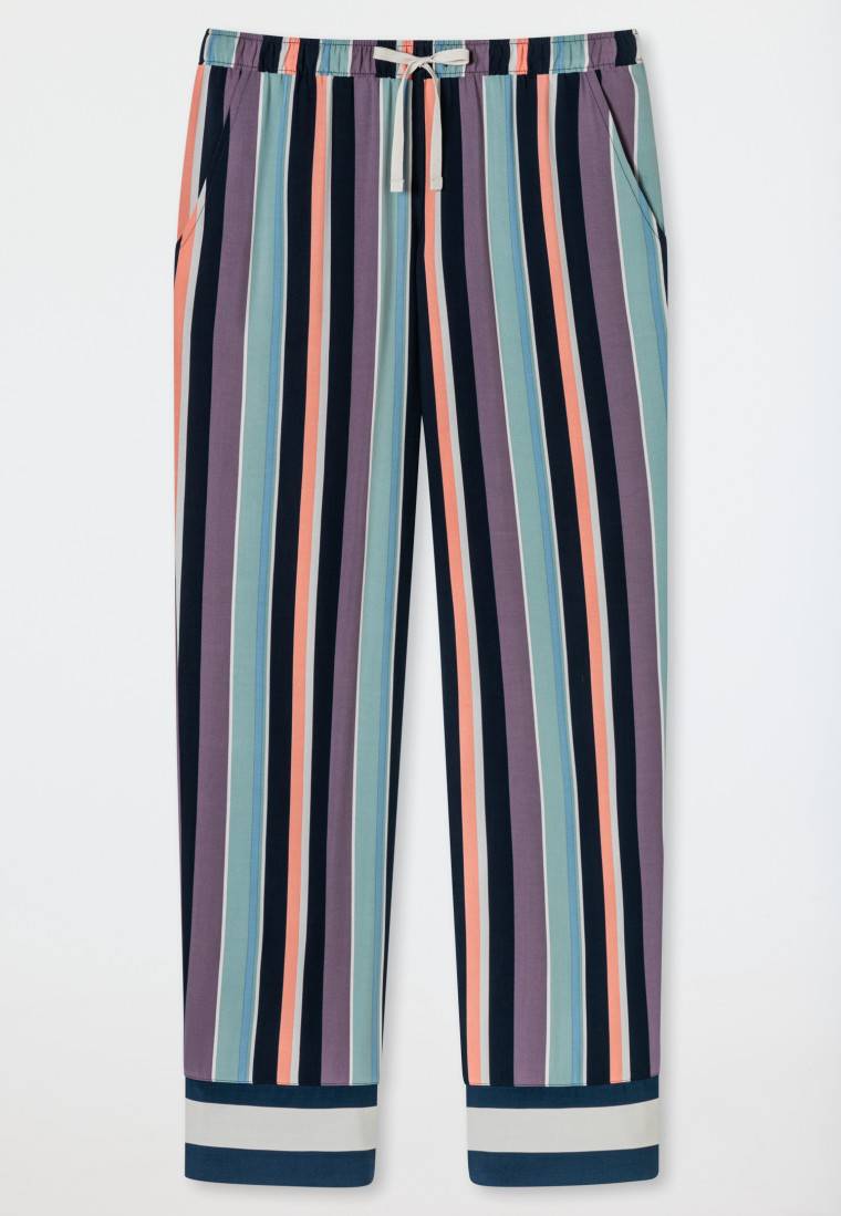 Schiesser Hose lang Webware Streifen multicolor - Mix+Relax Neuheiten