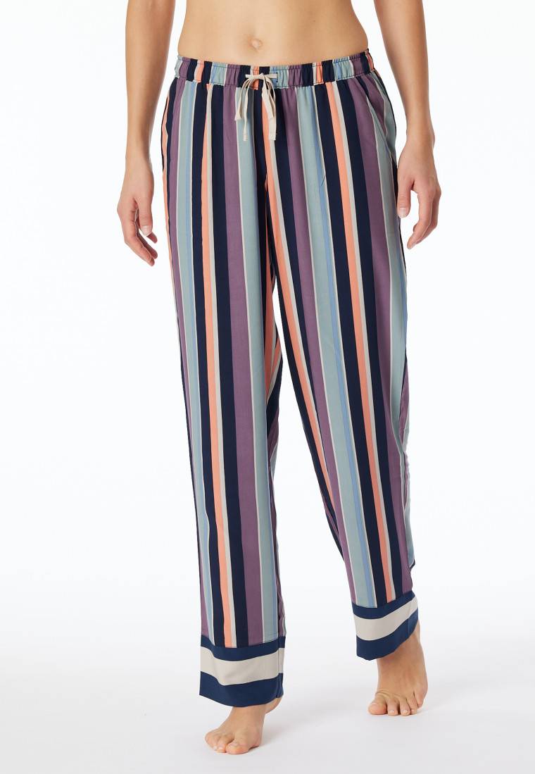 Schiesser Hose lang Webware Streifen multicolor - Mix+Relax Neuheiten