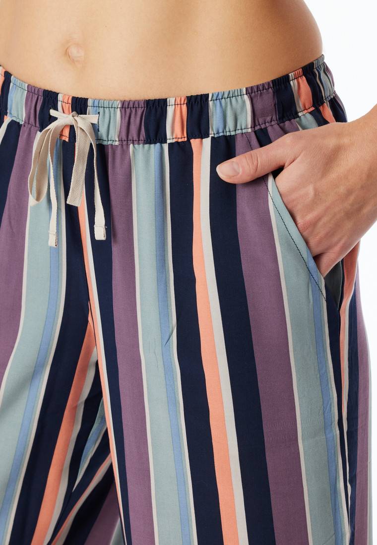 Schiesser Hose lang Webware Streifen multicolor - Mix+Relax Neuheiten