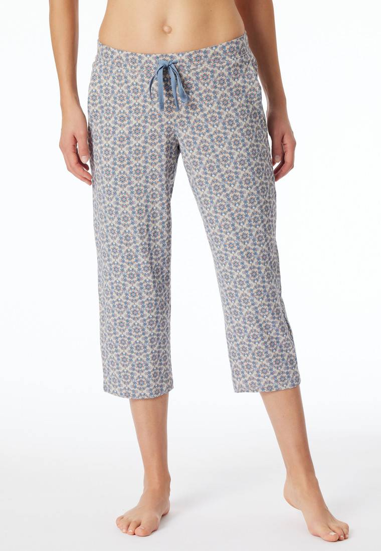 Schiesser Hose 3/4-lang multicolor gemustert - Mix+Relax Kauf eins, bekomm eins gratis