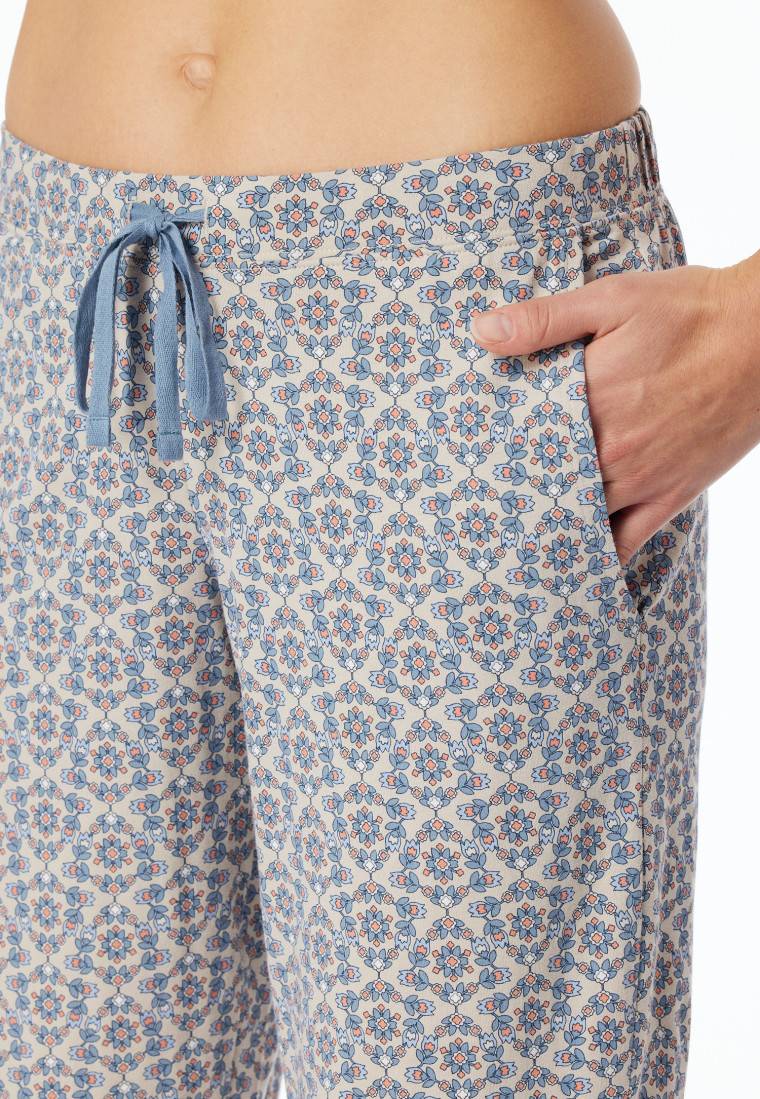 Schiesser Hose 3/4-lang multicolor gemustert - Mix+Relax Kauf eins, bekomm eins gratis
