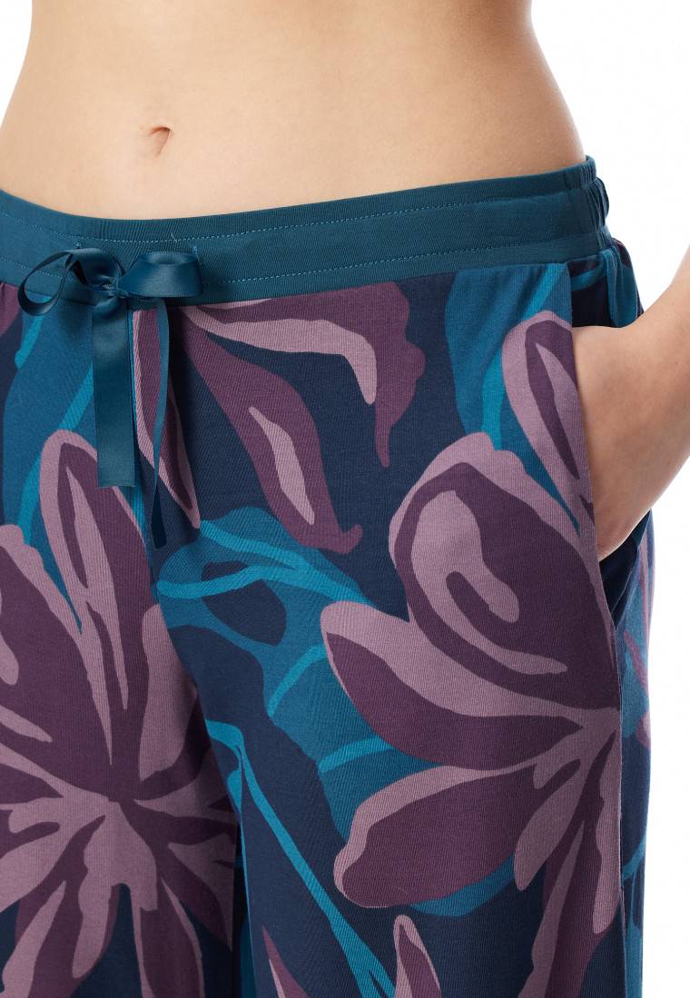 Schiesser Hose lang Blumen multicolor - Mix+Relax VIP-Rabatte