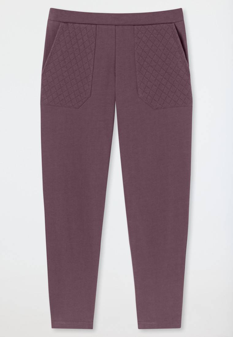 Schiesser Hose lang Jersey-Quiltstoff und Sweatware malve - Mix+Relax Wochenangebot