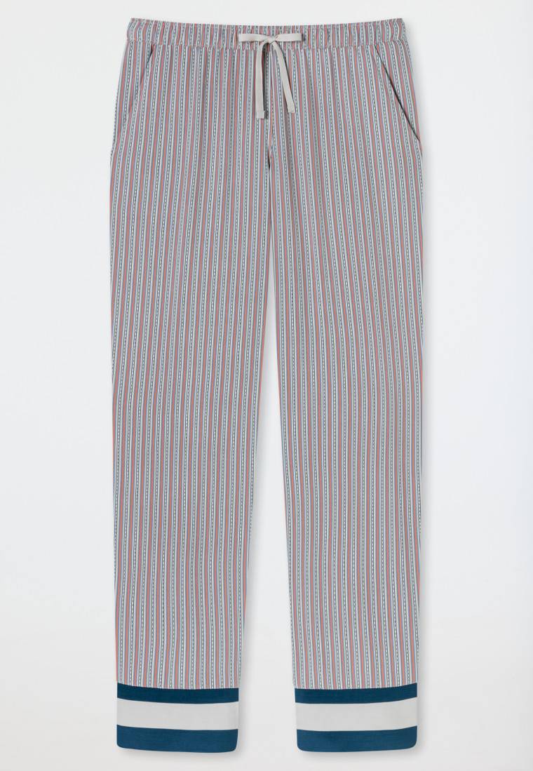 Schiesser Hose lang Webware Streifen multicolor - Mix+Relax Letzte 2 Tage