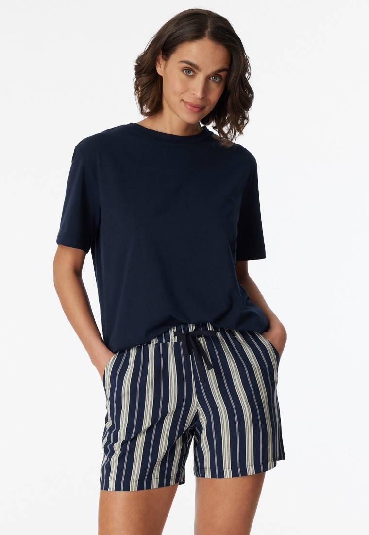 Schiesser Webhose kurz Streifen mehrfarbig - Mix+Relax Kostenloser Versand international