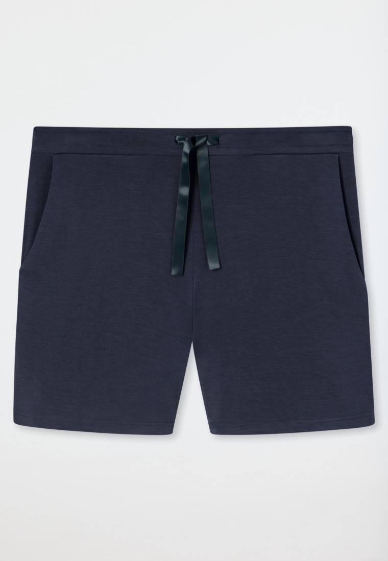 Schiesser Hose kurz Modal blau - Mix+Relax Begrenzt auf 3 Tage
