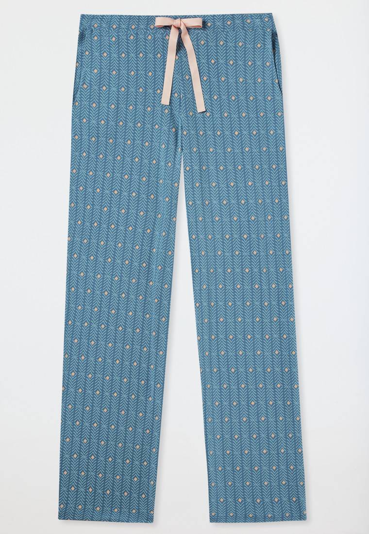 Schiesser Loungehose lang Modal Grafikprint multicolor - Mix+Relax Speichern exportieren