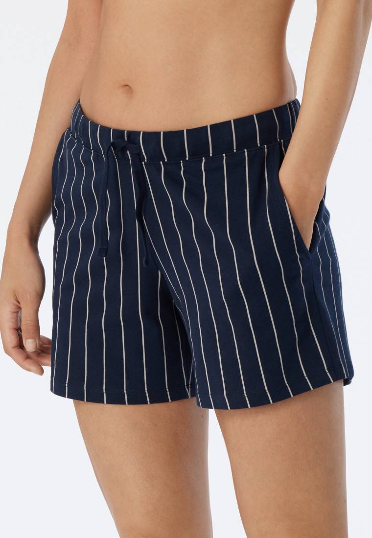Schiesser Hose kurz Streifen multicolor - Mix+Relax Im Verkauf