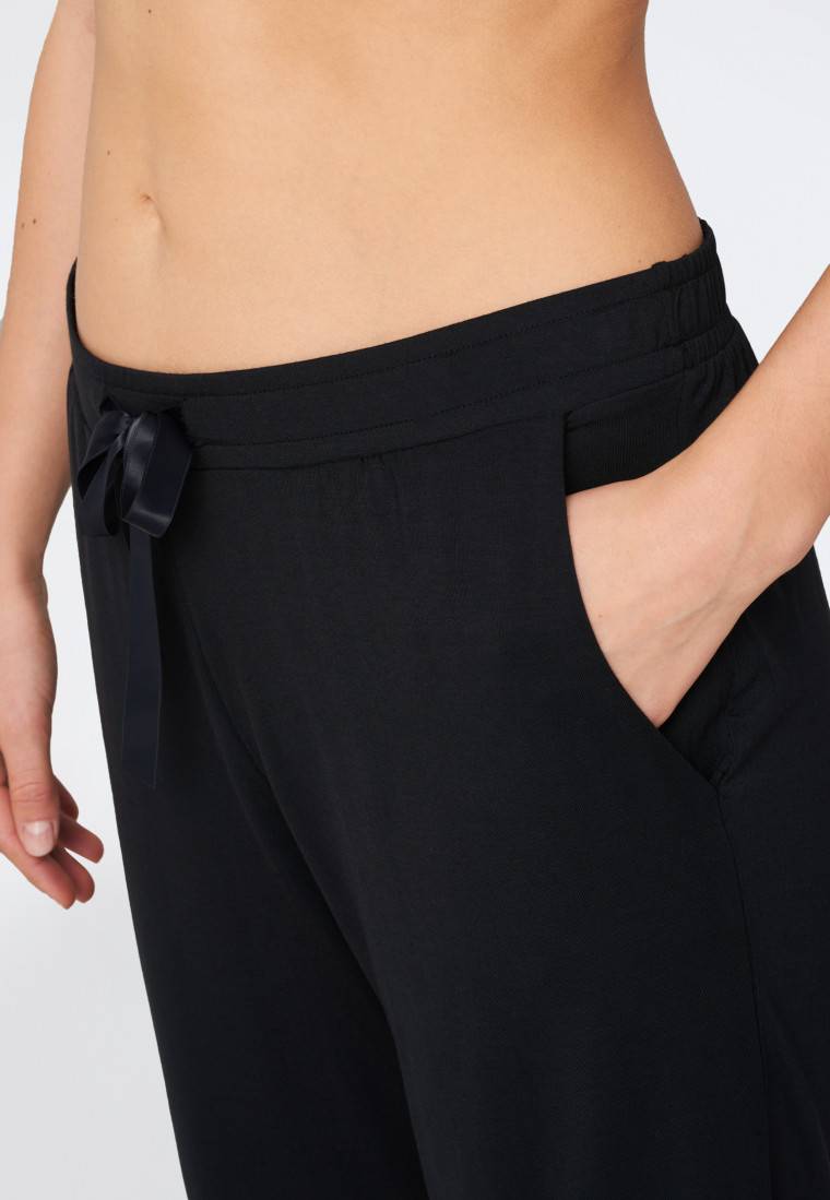 Schiesser Bermuda Modal schwarz - Mix+Relax 50% Rabatt für begrenzte Zeit