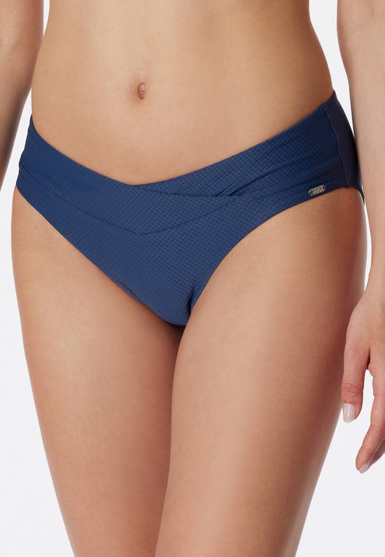 Schiesser Midi-Bikinislip V-Form blau - Aqua Mix & Match Angebote