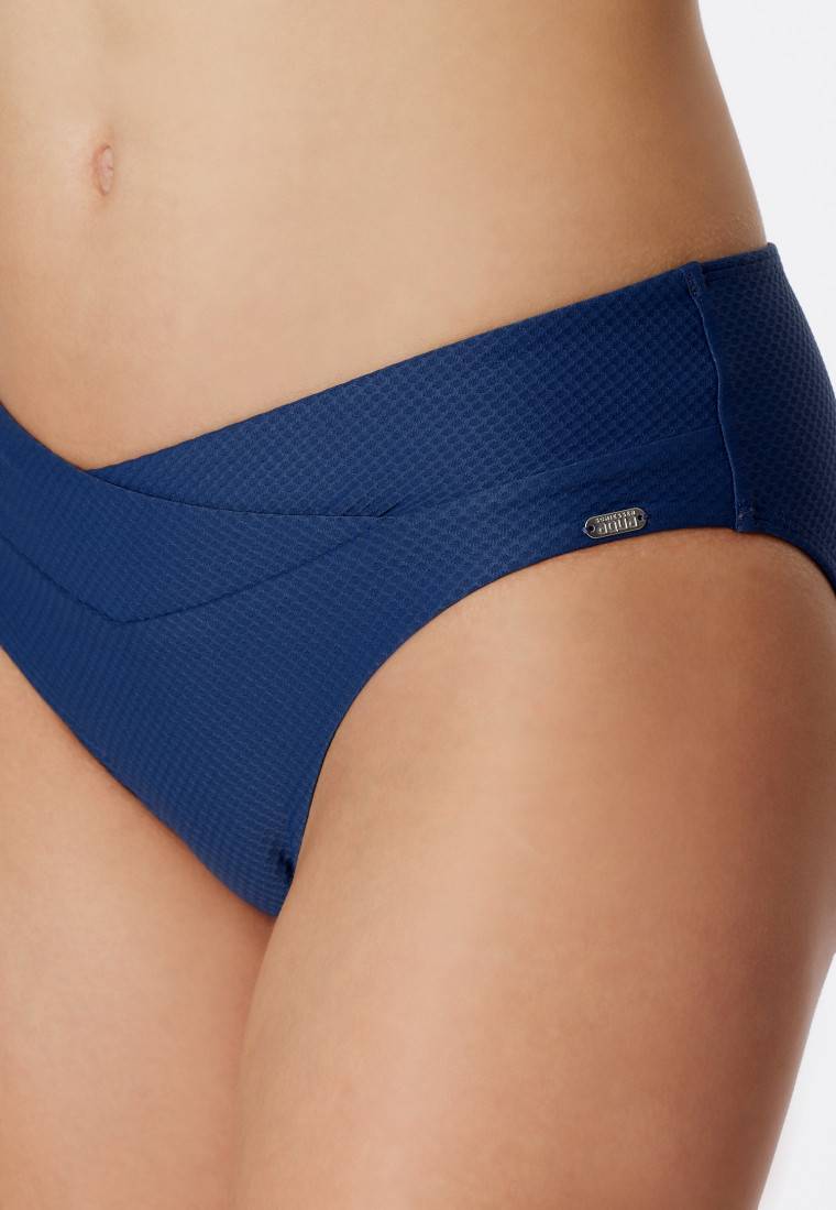 Schiesser Midi-Bikinislip V-Form blau - Aqua Mix & Match Angebote