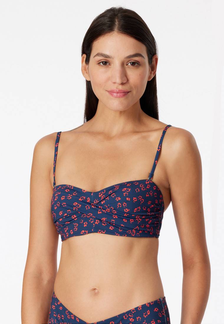 Schiesser Bikini Bandeau-Top variable Träger multicolor - Aqua Mix & Match Hotsell