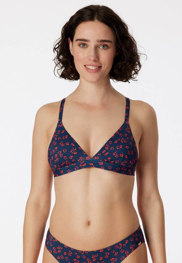 Schiesser Bikini Triangel-Top herausnehmbare Pads variable Träger multicolor - Aqua Mix & Match Günstiger Verkauf