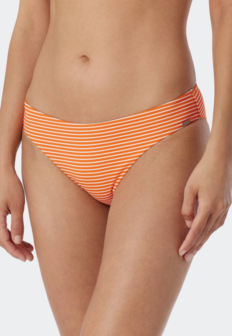 Schiesser Mini-Bikinislip Streifen orange - Mix & Match Reflections Online Shopping